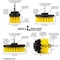 Drill Brush Power Scrubber By Useful Products 5 in W 7 in L Brush, Yellow Y-S-5542O-QC-DB - alternate 5